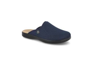 Uomo Fly Flot Ciabatta Da Uomo In Tessuto P7118Fb Blu