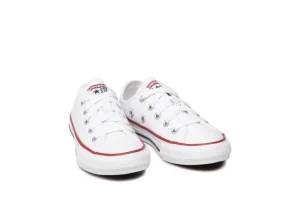 Donna Converse Bassa In Tela Ragazzo 3J256C White