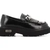 Donna Cult Mocassino Da Donna In Pelle Con Borchie Clw319402 Black