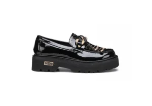 Donna Cult Mocassino Da Donna In Vernice Con Borchie Clw348700 Nero