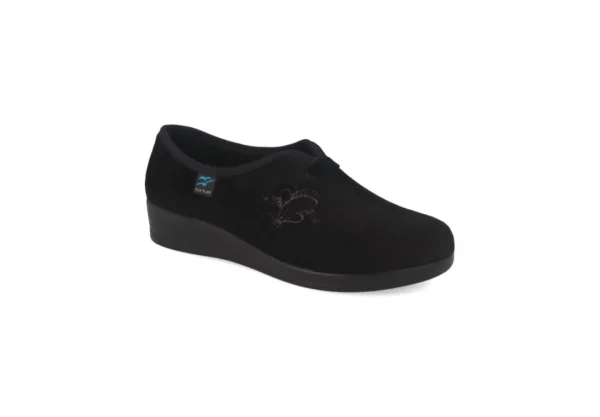 Donna Fly Flot Pantofola Chiusa Da Donna In Tessuto Scamosciato N3Q11Pd