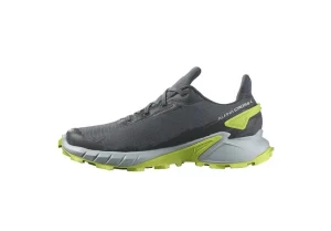 Uomo * Salomon Alphacross 4 Gtx 470667 Ebony Pearl Blue Acid Lime