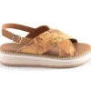 Donna Alviero Martini J Sandalo Da Donna Con Stampa 1179 Beige Geo