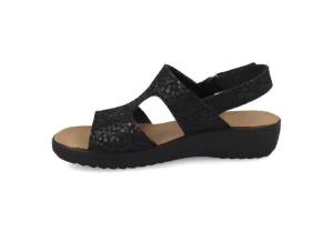 Donna Fly Flot Sandalo Da Donna Con Strappo 55D69Ab Nero