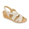 Donna Valleverde Sandalo Da Donna In Pelle Con Incroci 16251 Sabbia Beige