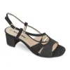 Donna Valleverde Sandalo Elegante Con Tacco A Blocchetto 28216 Nero