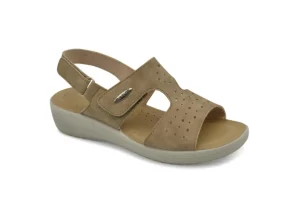 Donna Fly Flot Sandalo In Evopell Traforata Con Strappo 55D69Cb