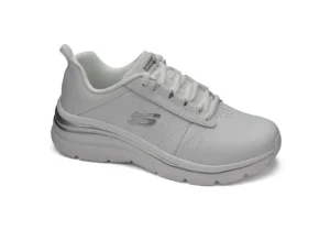 Donna Skechers Scarpa Da Ginnasticain Pelle Sintetica Con Memory Foam Fashio