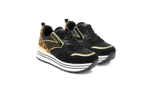 Donna Queen Helena Scarpa X27-20 Black Gold