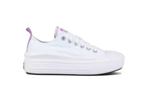 Donna Converse Scarpa Sneaker Sportiva Da Donna In Tela Bianca Chuck Taylor