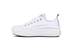 Donna Converse Scarpa Sneaker Sportiva Da Donna In Tela Bianca Chuck Taylor