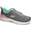 Donna Skechers Scarpa Sportiva Con Memory Foam Radiant Choice 149346 Gray Mint