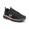 Donna Skechers Scarpa Sportiva Da Donna In Tessuto Memory Foam 12615 Bkrg