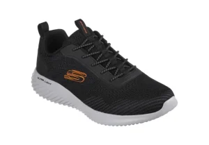 Uomo Skechers Scarpa Sportiva Da Uomo Memory Foam 232377 Black