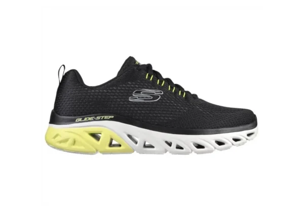 Uomo Skechers Scarpa Sportiva Da Uomo Glide-Step 232270 Blk. Nuova Collezio