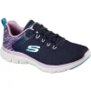 Donna Skechers Scarpa Sportiva In Tessuto Con Memory Foam Flex Applea 4.0-Dream Easy Navy Multi