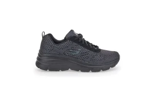 Donna Skechers Scarpa Sportiva In Tessuto Con Memory Foam Fashion Fit - Bold