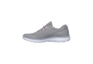 Donna Skechers Scarpa Sportiva Slip-On In Tessuto Lacci Elastici Summits-Qui