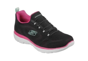 Donna Skechers Scarpe Da Ginnastica Summits- Perfect Views Nero Con Memory F