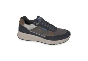 Uomo Valleverde Scarpe Da Uomo Basse In Camoscio Vuz2108 Antracite