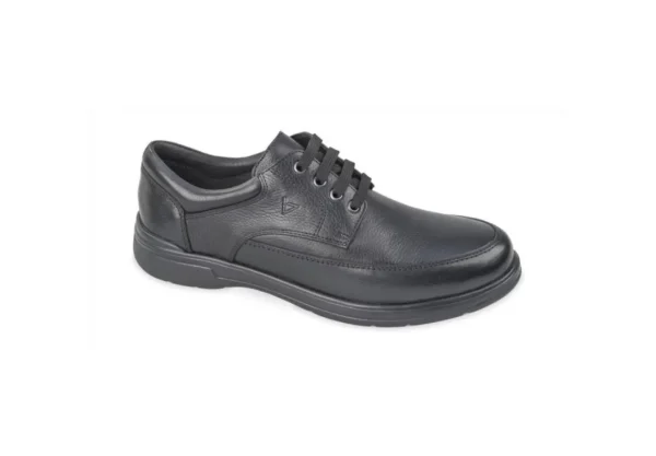 Uomo Valleverde Scarpe Da Uomo Con Lacci In Pelle 36823 Nero