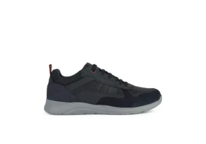 Uomo Geox Scarpe Da Uomo Sneakers In Pelle U26Ana Navy