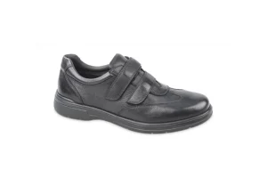 Uomo Valleverde Scarpe Da Uomo Con Strappo 36820 Nero