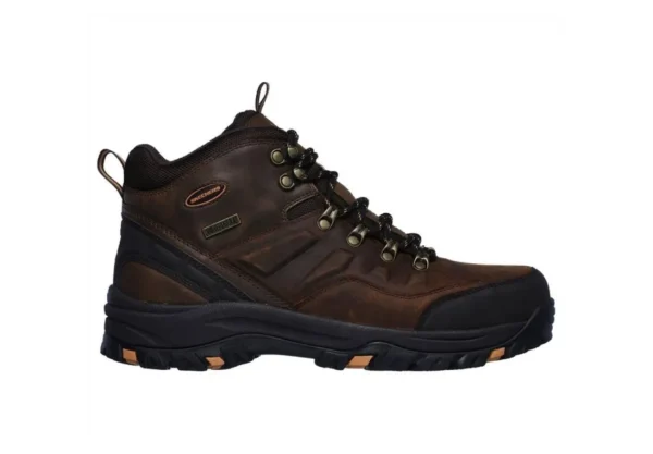 Uomo Skechers Scarponcini Da Uomo Stile Trekking Con Memory Foam Rellment-T