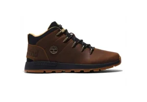 Uomo * Scarponcino Da Uomo In Pelle Nabuk Timberland Sprint Trekker Mid A67Tg