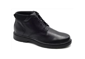 Uomo Geox Scarponcino In Pelle Spherica U16D1D Black