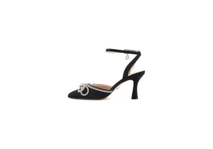 Donna Gold&Gold Slingback Da Donna Con Tacco Goldegold Gd568 Nero