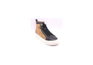 Donna Alviero Martini J Sneaker Alta Platform 1297 Black Geo Beige