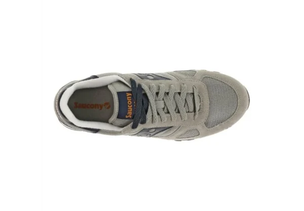 Uomo Saucony Sneaker Bassa Da Uomo S2108-563 Shadow Original Grey Navy