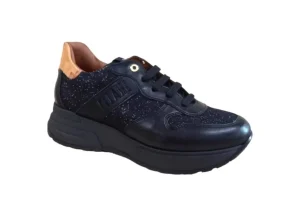 Donna Alviero Martini J Sneaker Da Donna Glitter Prima Classe 1338 Black Geo