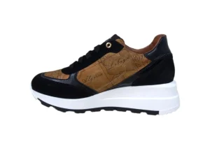 Donna Alviero Martini J Sneaker Da Donna In Pelle Con Zeppa Prima Classe 135