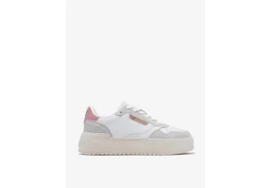 Donna D.Franklin Sneaker Da Donna Platform 321055 White Pink