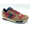 Uomo Blauer Sneaker Da Uomo F3Queens01 Mes Red Bei Red Beige