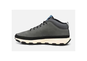 Uomo * Sneaker Mid Cut Da Uomo Winsor Trail Mid Leather Nabuk Grey