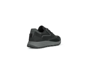 Uomo Geox Sneaker Sportiva Da Uomo In Pelle U26Eya Nero