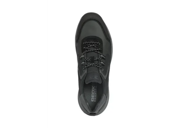 Uomo Geox Sneaker Sportiva Da Uomo In Pelle U26Eya Nero