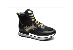 Donna Nero Giardini Sneakers A Stivaletto Con Platform I116943D 100 Nero