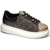 Donna Gold&Gold Sneakers Alta Con Glitter Gold&Gold Gb120