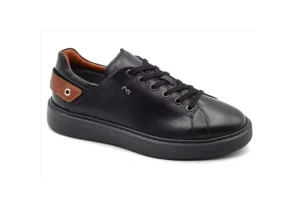 Uomo Nero Giardini Sneakers Casual Con Lacci I102220U 100 Nero