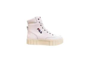 Donna Fila Sneakers Casual Da Donna In Pelle Sandblast High Fft0052 White Co