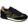 Uomo Nero Giardini Sneakers Casual In Pelle Scamosciata I102170U 100 Nero