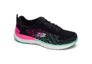 Donna Skechers Sneakers Con Memory Foam Ultra Groove-Glamour Quest 149282Black Multi