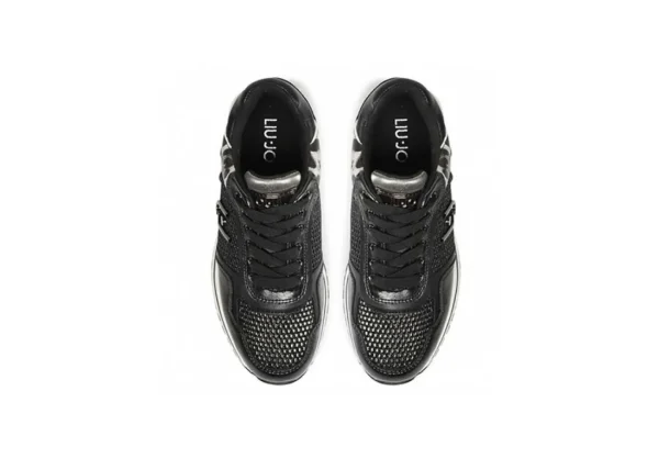 Donna Liu-Jo Sneakers Da Donna Con Logo Kiss 02 Black Leopard