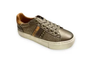 Donna Alviero Martini J Sneakers Da Donna Con Strass E Stampa 1290 Bronze Ge