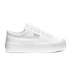 Donna Superga Sneakers Da Donna In Cotone 2631 Stripe Platform