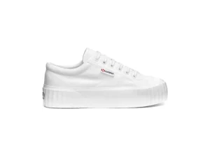 Donna Superga Sneakers Da Donna In Cotone 2631 Stripe Platform